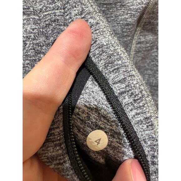 Lululemon Think fast gray hooded pullover sweatshirt size 4 - Picture 4 of 5